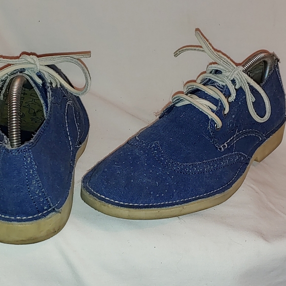 Sperry Top Sider Wingtip Oxford Canvas 